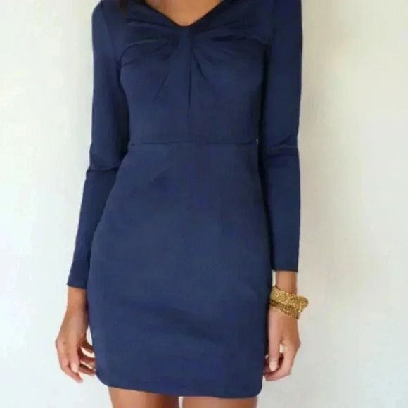 (2 for $15) MIUSOL Women's Blue Dress- Midi- Size Large - with Bow - Picture 14 of 14